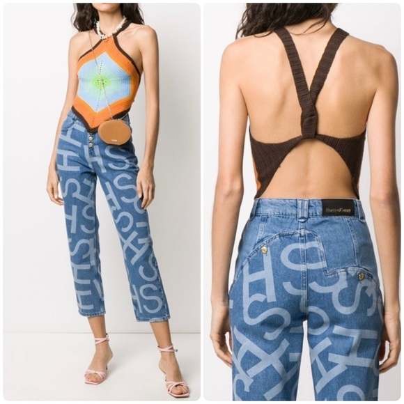 HOUSE OF SUNNY old town crochet handkerchief top 🧡 sz 6 - Picture 6 of 14